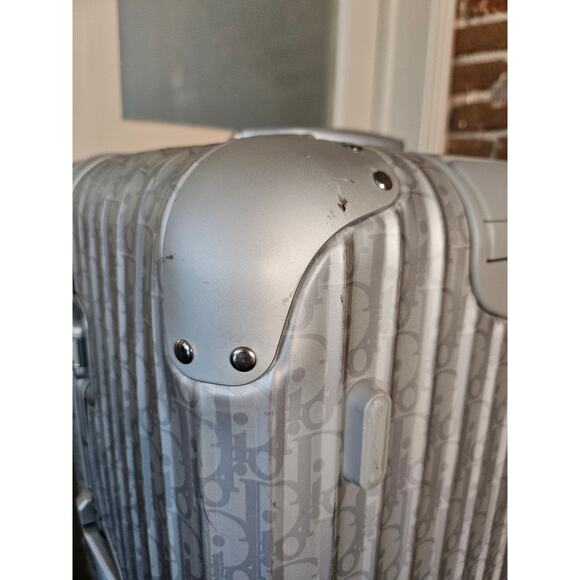 Dior x Rimowa Silver Trunk Suitcase SS20 Large - Picture 13 of 15
